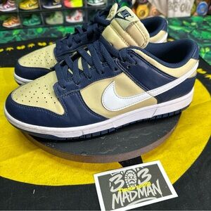 Nike Dunk Low Next Nature Midnight Navy/Gold Size 8M/9.5W